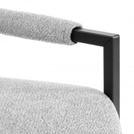 Диван Чарли ЛУКС/Чарли Люкс велюр/букле, ВТ шапе силвер / Charli LUX/Чарли VT shape silver_7