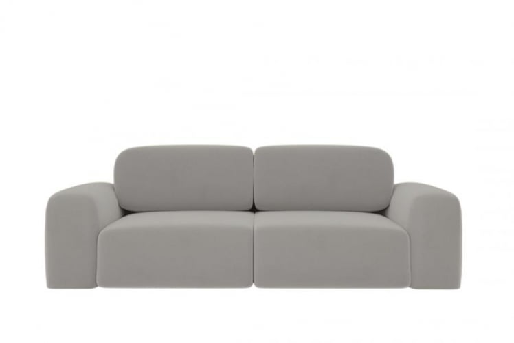 Диван прямой Сунне (Берхоусе) Цвет фасада: Левис 08 велюр; Тип: Прямой; Материал фасада: Металл/Велюр / (Berhouse)_0