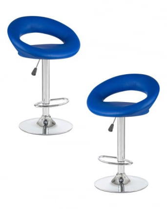 Стул барный ДОБРИН МИРА (синий) 2 шт / DOBRIN MIRA_0