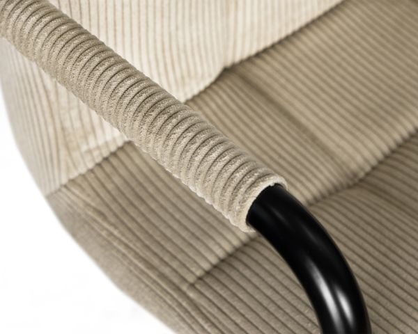 Стул барный ДОБРИН КРУГЕР АРМ БЛАCК (бежевый вельвет (ЛАР-Е2041-04)) 2 шт / DOBRIN KRUGER ARM BLACK (LAR-E2041-04))_9