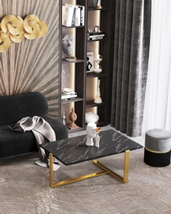 Диван Стоун рогожка черный_9