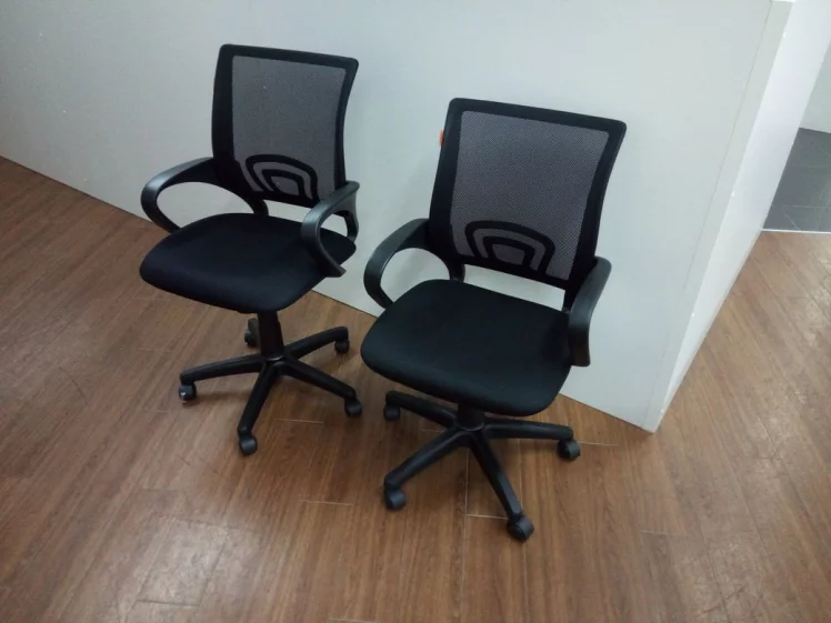 Кресло оператора CХАИРМАН 696 Черный пластик (блаcк) серый / CHAIRMAN (black)_3