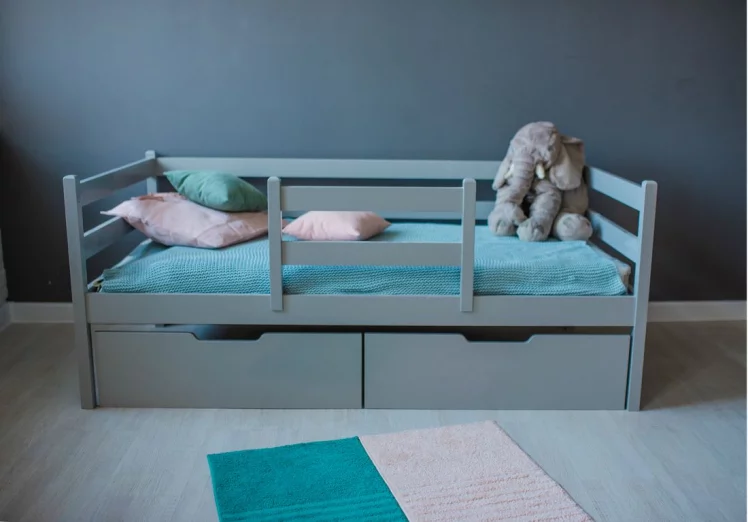 Кровать детская РооРоом ВК-11с Серая / RooRoom VK-11с_3