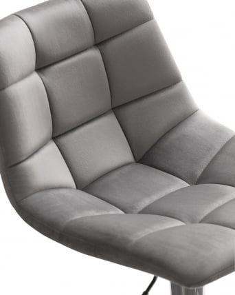 Стул барный ДОБРИН ТАИЛОР Серый велюр МДЖ9-75 / DOBRIN TAILOR MJ9-75_6