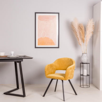 Кресло Оскар Арки микровелюр Желтый / Oscar Arki_8