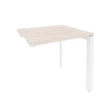 Стол-приставка на П-образном м/к к опорным элементам ОНИКС О.МП-СПР-0.7 Денвер Светлый/Белый / ONIX O.MP-SPR-0.7_0