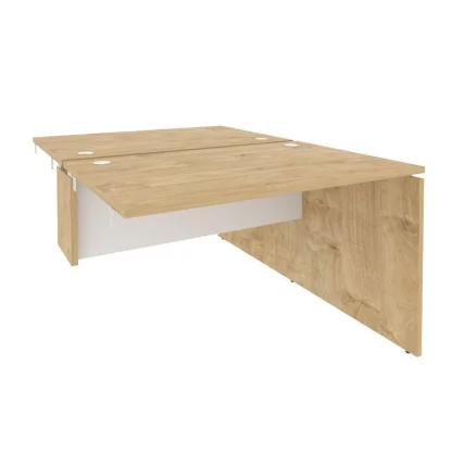 Стол-приставка двойной к опорным элементам ОНИКС О.Д.СПР-2.8 Тиквуд Светлый/Белый / ONIX O.D.SPR-2.8_0