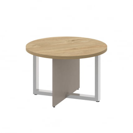 Стол журнальный, круглый СХИФТ СК.СГ-КР-70 Тиквуд Светлый/Капучино / SHIFT SK.SG-KR-70_0