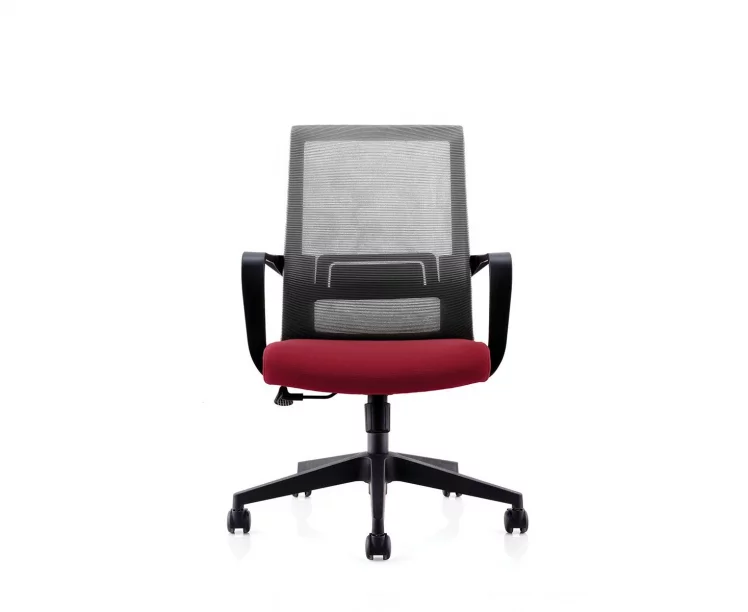 Кресло офисное Интер ЛБ CХ-180Б-ОА2016*АК30-63 Вишневый / LB CH-180B-OA2016*АК30-63_1