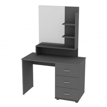 Туалетный столик Алиса(C5)1511х1001х459сторцевойручкой(Графит) / Алиса(C5)1511х1001х459сторцевойручкой(Графит)_0