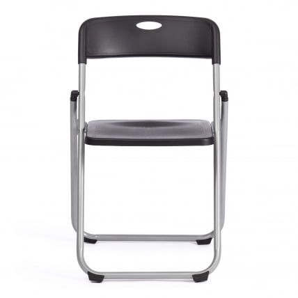 Стул складной ФОЛДЕР (мод. 3017Х) каркас: металл, сиденье/спинка: пластик, 49 кс 46.5 кс 73.5 см, блаcк (черный) / грей (серый) / FOLDER (mod. 3017H) x x black grey_4