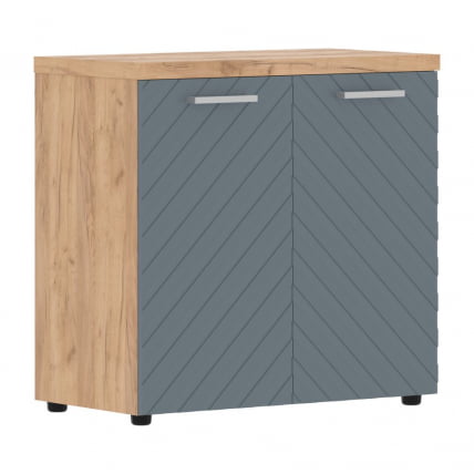 Шкаф с глухими малыми дверьми и топом Торр ЛУКС ТЛЛC 85.1 Дуб Бофорд Серо-голубой / Torr LUX TLLC_0