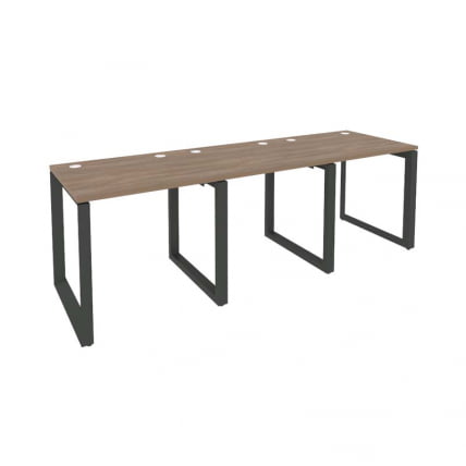 Рабочая станция на О-образном м/к ОНИКС О.МО-РС-3.0.7 Дуб Аризона/Антрацит / ONIX O.MO-RS-3.0.7_0