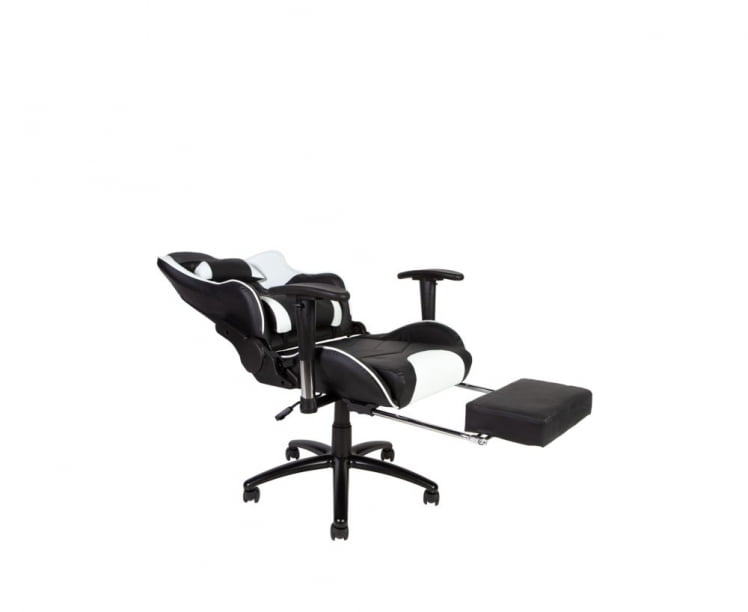 Игровое кресло Лотус ГТС РФ-8066Ф Черный/Белый / Lotus GTS RF-8066F_5