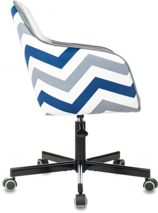 Кресло для оператора Бюрократ CХ-380М Серая жемчужина зигзаг / CH-380M_2