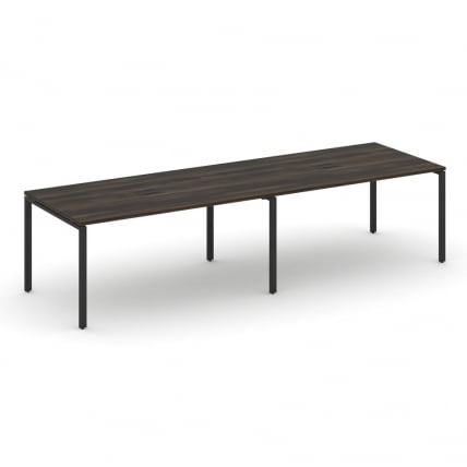 Стол переговорный (2 столешницы) CОНCЕПТ CН.ПРГ-024 Дуб Мали Черный / CONCEPT CN.PRG-024_0