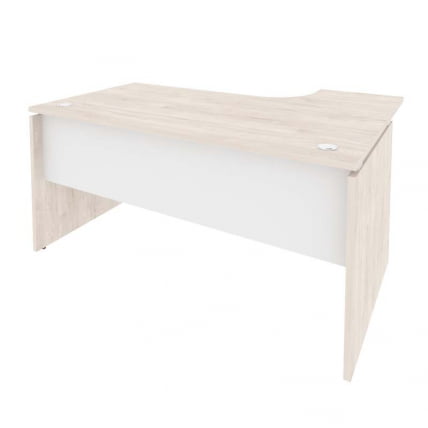 Стол эргономичный левый ОНИКС О.СА-4Л Денвер Светлый/Белый / ONIX O.SA-4L_0