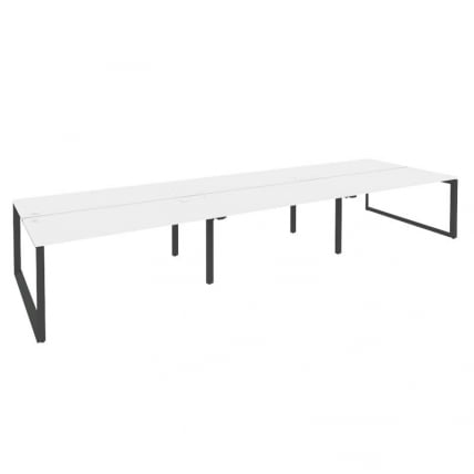 Рабочая станция на О-образном м/к ОНИКС О.МО-Д.РС-6.4.7 Белый Бриллиант/Антрацит / ONIX O.MO-D.RS-6.4.7_0