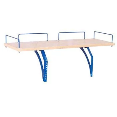 Полка задняя к столам Полка_з 1/600 (Полка_з 7/600) Клен Синий / Polka_z (Polka_z_0