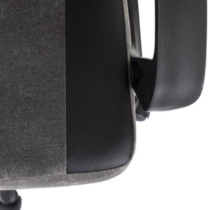 Кресло компьютерное БРАБИКС Форсер ГМ-127, 2 подушки, экокожа/велюр, черное/серое / BRABIX Forcer GM-127,_9