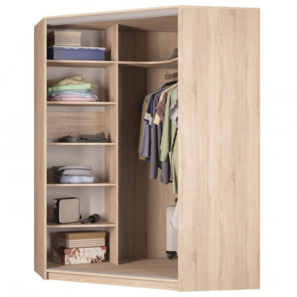 Шкаф-купе ЙА-198х1400-568-1(ДСС-Белый-Д4Д4) / YA-198х1400-568-1(ДСС-Белый-D4D4)_1