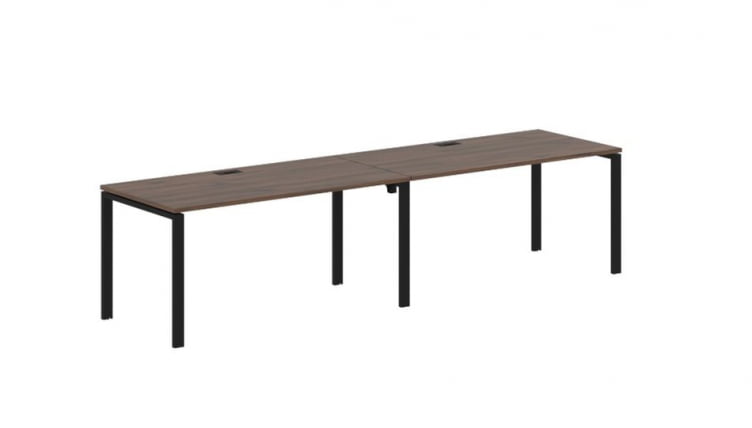 Бенч-система ЕДИС ЕУВСТ 3180 Дуб Денвер темный Черный / EDIS EUWST_0