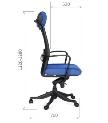 Кресло руководителя CХАИРМАН 283 Ткань 26-21 / CHAIRMAN_4