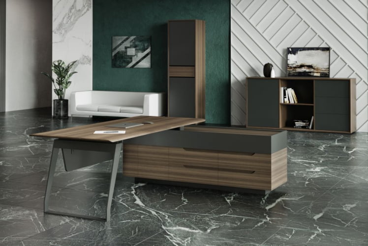 Греденция КУАРТЗ КЗ.0401.БВ.ГФ / QUARTZ QZ.0401.BW.GF_4