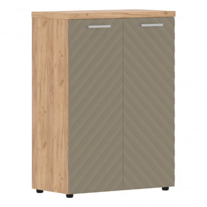 Шкаф с глухими средними дверьми и топом Торр ЛУКС ТЛМC 85.1 Дуб Бофорд Капучино / Torr LUX TLMC_0