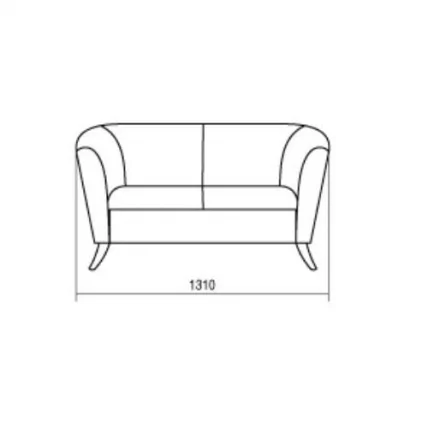 Диван двухместный Карр 2Д Арт-висион 102 / Art-vision_2