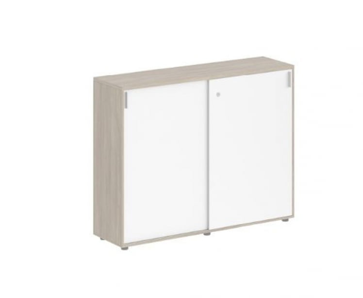 Шкаф-купе средний с замком Сигма СГ.713.ОД.ВХ Дуб темный Белый / Sigma SG.713.OD.WH_0