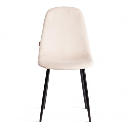 Стул БРЕЕЗЕ (мод. ДЖСC-58) Велюр/металл , 44 х 53 х 86 см, беиге (бежевый) ХЛР2 / черный / BREEZE (mod. JSC-58) beige HLR2_4