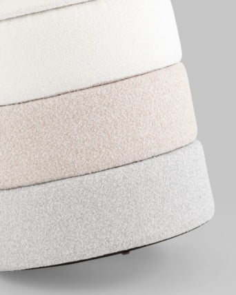 Пуф с ящиком Хиве КСС букле бежевый / Hive XS_5