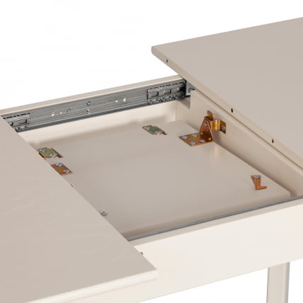 Стол CАТЕРИНА бук, мдф, 100+30кс70кс75, Иворй вхите / CATERINA 100+30x70x75, Ivory white_11