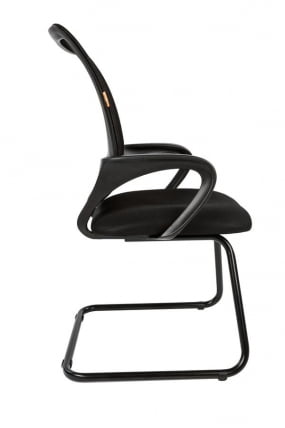 Кресло для посетителей CХАИРМАН 969 В (В) сетка черная/ткань черная / CHAIRMAN (V)_2