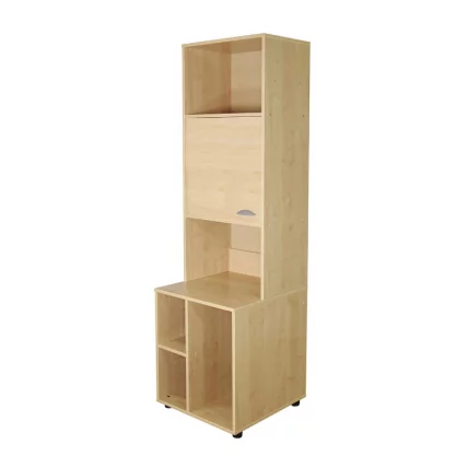 Стеллаж с тумбой под системный блок и дверкой Модул 3 Клен / Modul_1