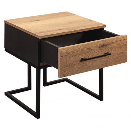 Тумба прикроватная Лофт Дуб табак/Графит / Loft_1