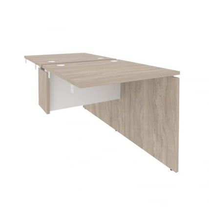 Стол-приставка двойной к опорным элементам ОНИКС О.Д.СПР-0.8 Дуб Аттик/Белый / ONIX O.D.SPR-0.8_0