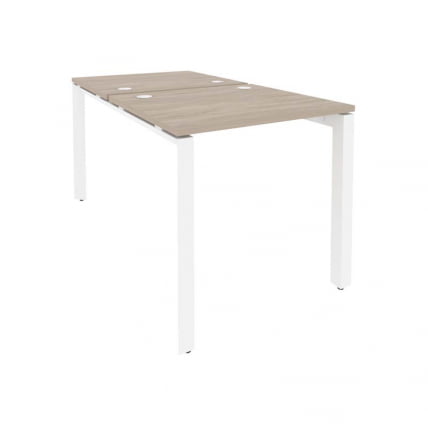 Рабочая станция на П-образном м/к ОНИКС О.МП-Д.РС-2.0.7 Дуб Аттик/Белый / ONIX O.MP-D.RS-2.0.7_0