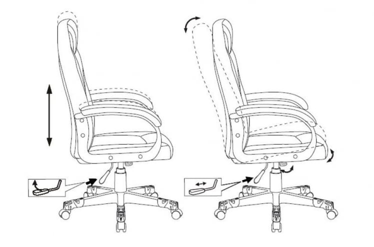 Геймерское кресло Зомбие ГАМЕ 17 Черный-красный / Zombie GAME_5