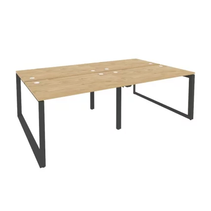 Рабочая станция на О-образном м/к ОНИКС О.МО-Д.РС-4.2.7 Тиквуд Светлый/Антрацит / ONIX O.MO-D.RS-4.2.7_0