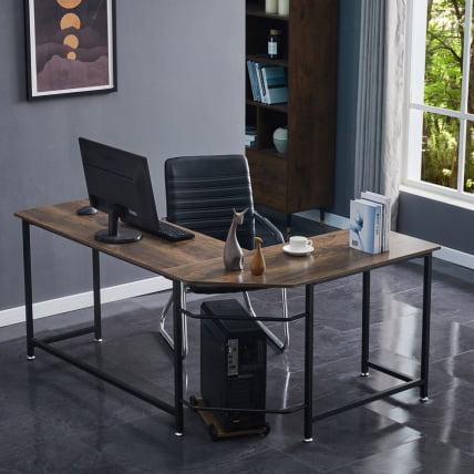 Угловой письменный стол КИВИ Винтаж ВИНТАГЕ ГРАИН / KIWI VINTAGE GRAIN_6