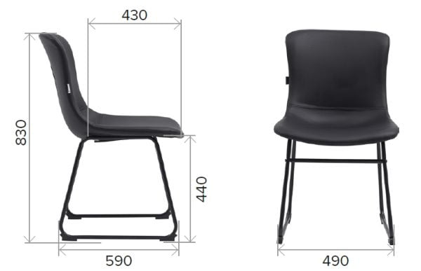 Кресло для посетителей Еверпроф Експо CФ Экокожа Бежевый / Everprof Expo CF_6