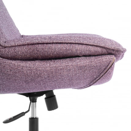 Кресло лаунж Космо велюр/букле, ВТ шапе воод росе / Cosmo VT shape wood rose_9