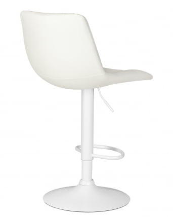 Стул барный ДОБРИН ТАИЛОР ВХИТЕ (белый ПУ) 2 шт / DOBRIN TAILOR WHITE PU)_4