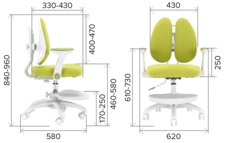 Детское кресло Еверпроф Кидс 104 Ткань Оранжевый / Everprof Kids_14