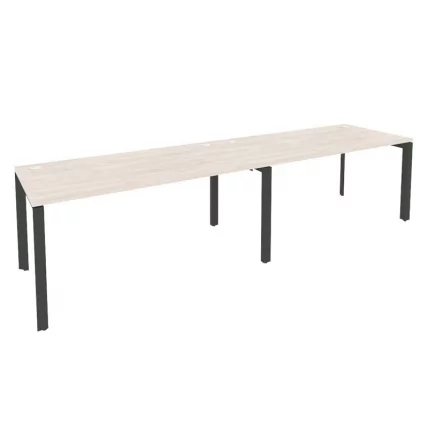 Рабочая станция на П-образном м/к ОНИКС О.МП-РС-2.4.8 Денвер Светлый/Антрацит / ONIX O.MP-RS-2.4.8_0