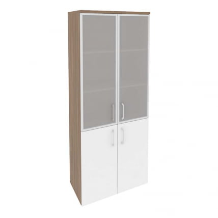 Шкаф высокий широкий ОНИКС О.СТ-1.2Р Дуб Аризона/Белый / ONIX O.ST-1.2R_0