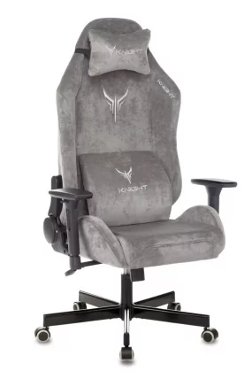 Геймерское кресло КНИГХТ Н1 ГРЕЙ / KNIGHT N1 GREY_0