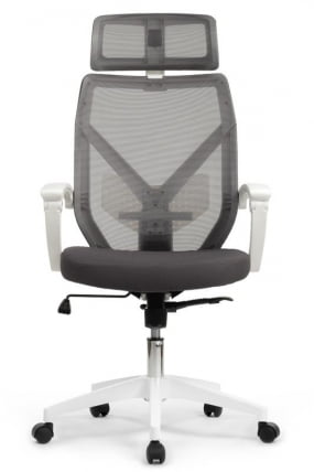 Кресло Оливер РCХ В-203АC Белый пластик/Серый / Oliver RCH W-203AC_4